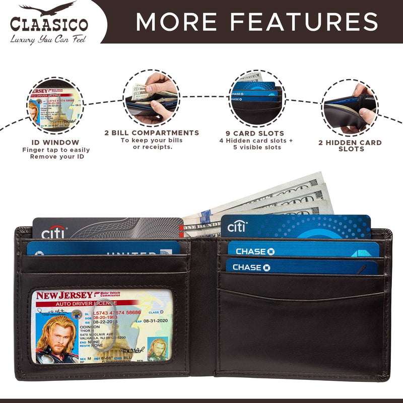 Slimfold Bifold Leather wallet for men