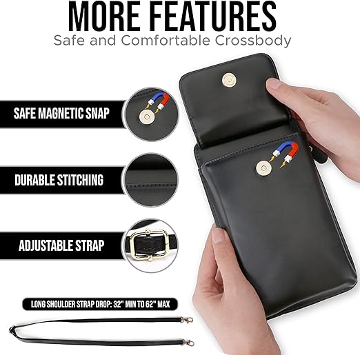 Small Crossbody phone wallet for women