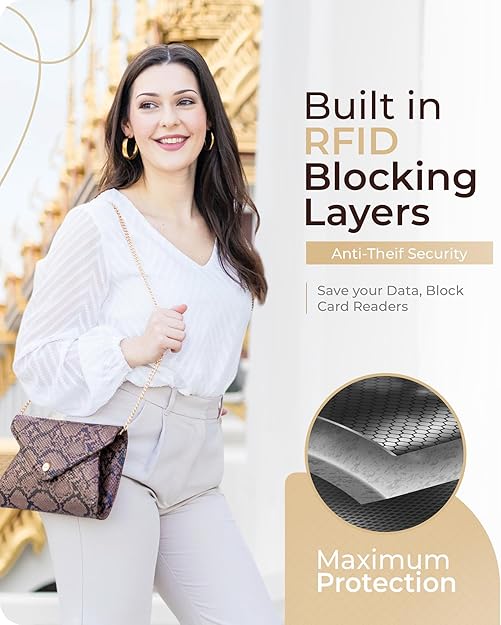 Stylish Envelope Clutch Purse for Women - Elegant Evening Bag with Detachable Chain