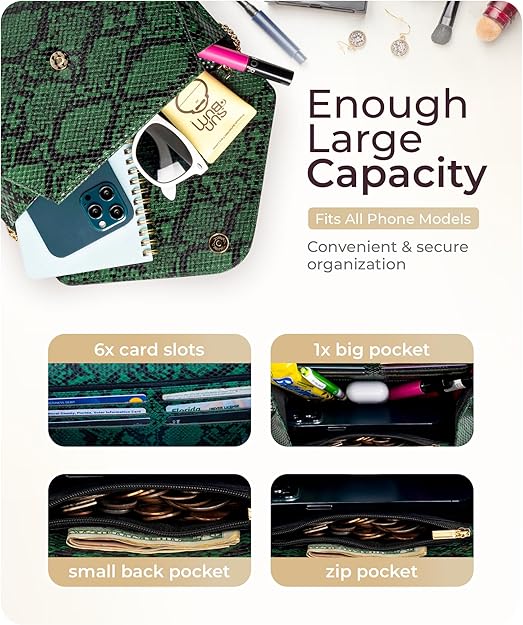 Stylish Envelope Clutch Purse for Women - Elegant Evening Bag with Detachable Chain