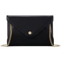 Stylish Envelope Clutch Purse for Women - Elegant Evening Bag with Detachable Chain