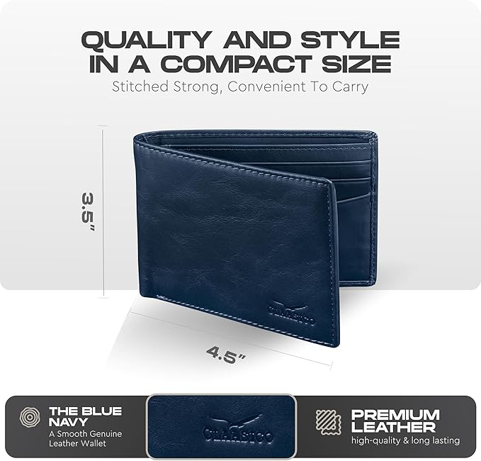 Slimfold Bifold Leather wallet for men