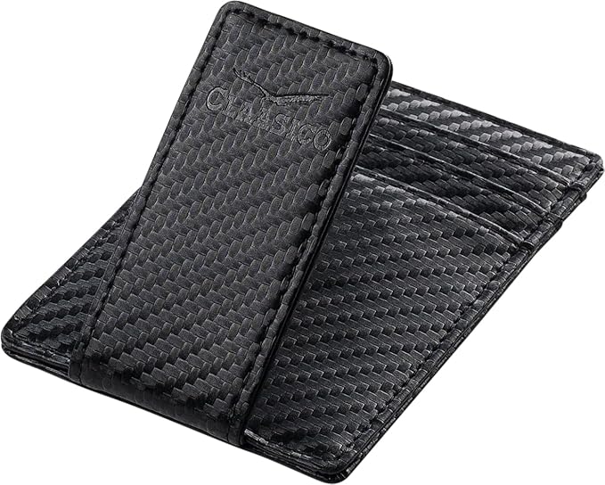 Slim Money Clip Leather Wallet