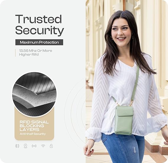 Small Crossbody phone wallet for women