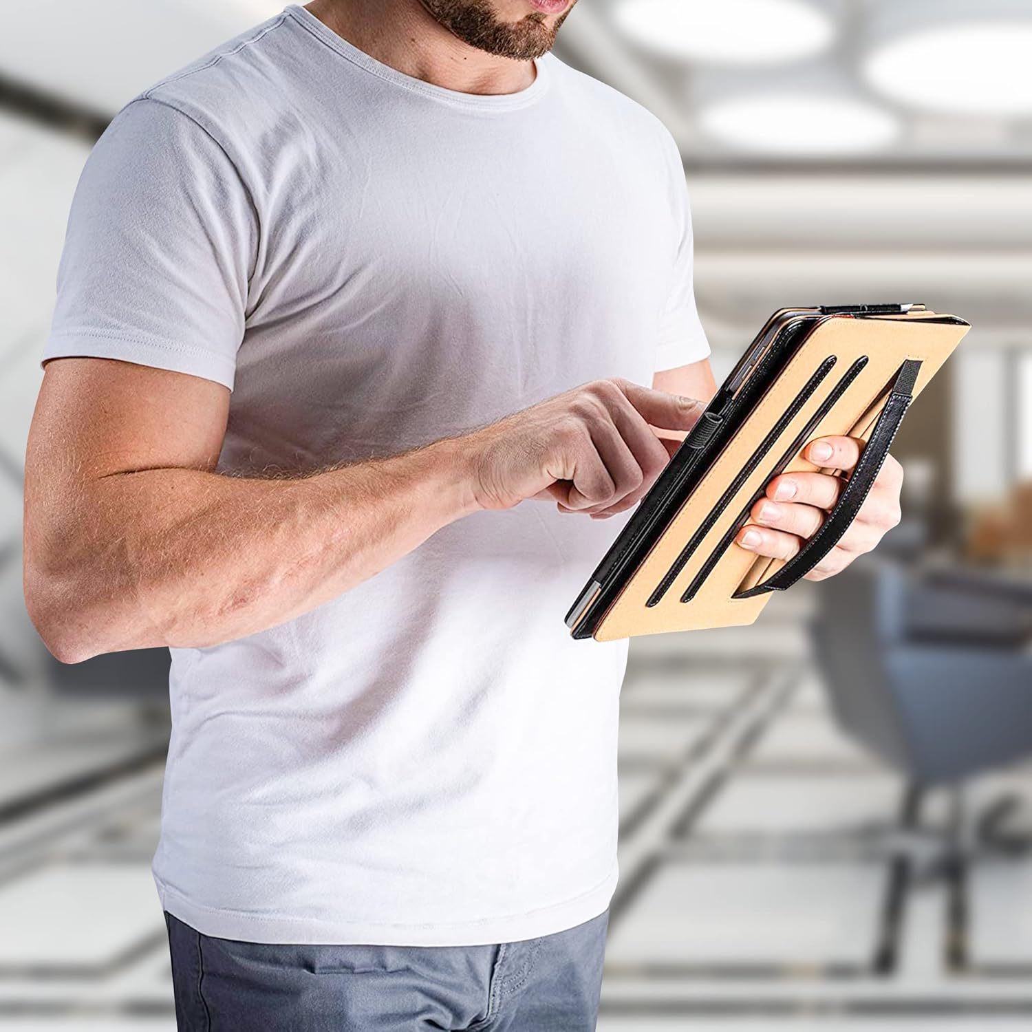iPad 9.7 Case 2018/2017 5th/6th Gen, Premium PU Leather
