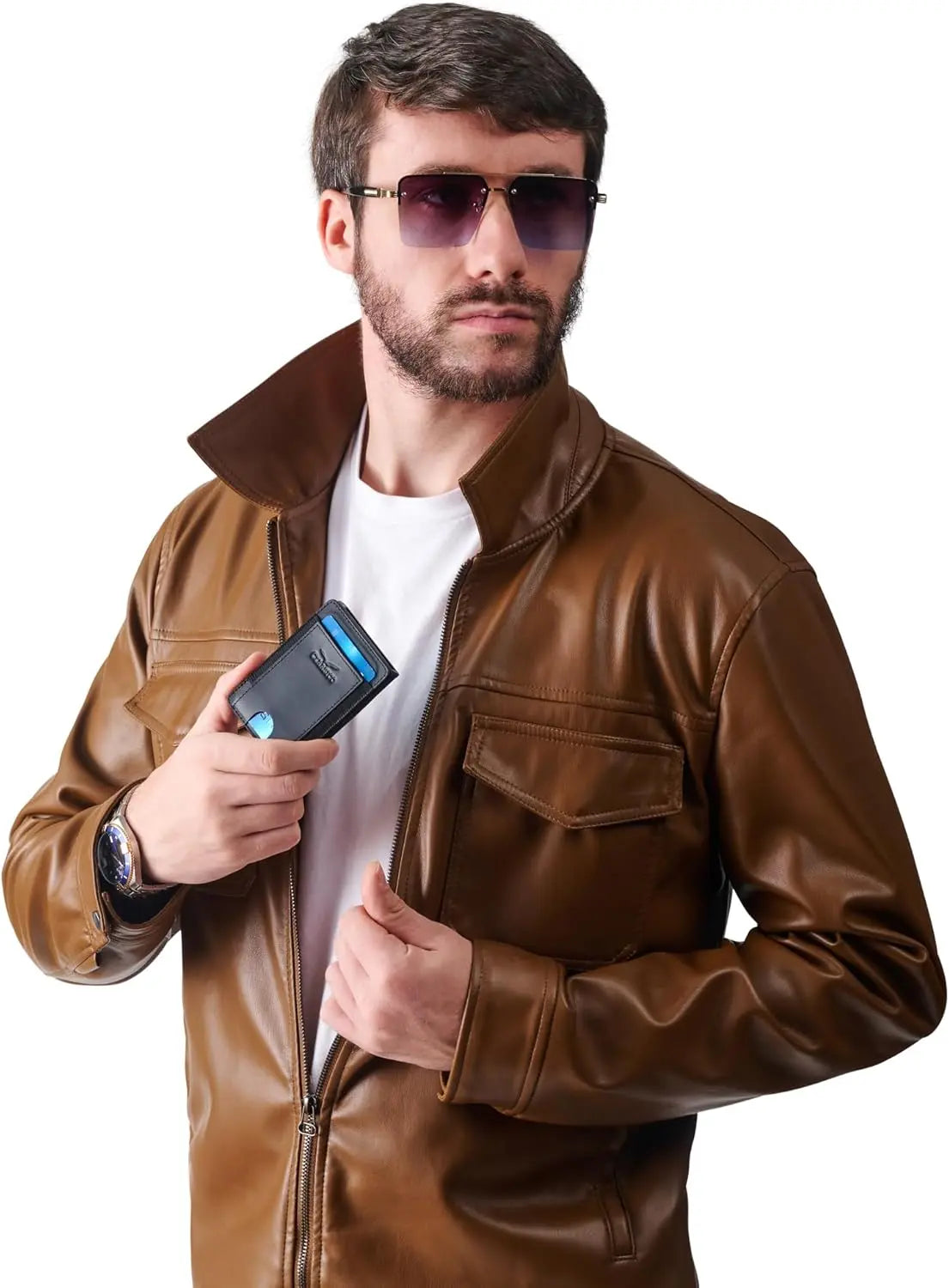 Claasico MagSafe Wallet for Men - Black