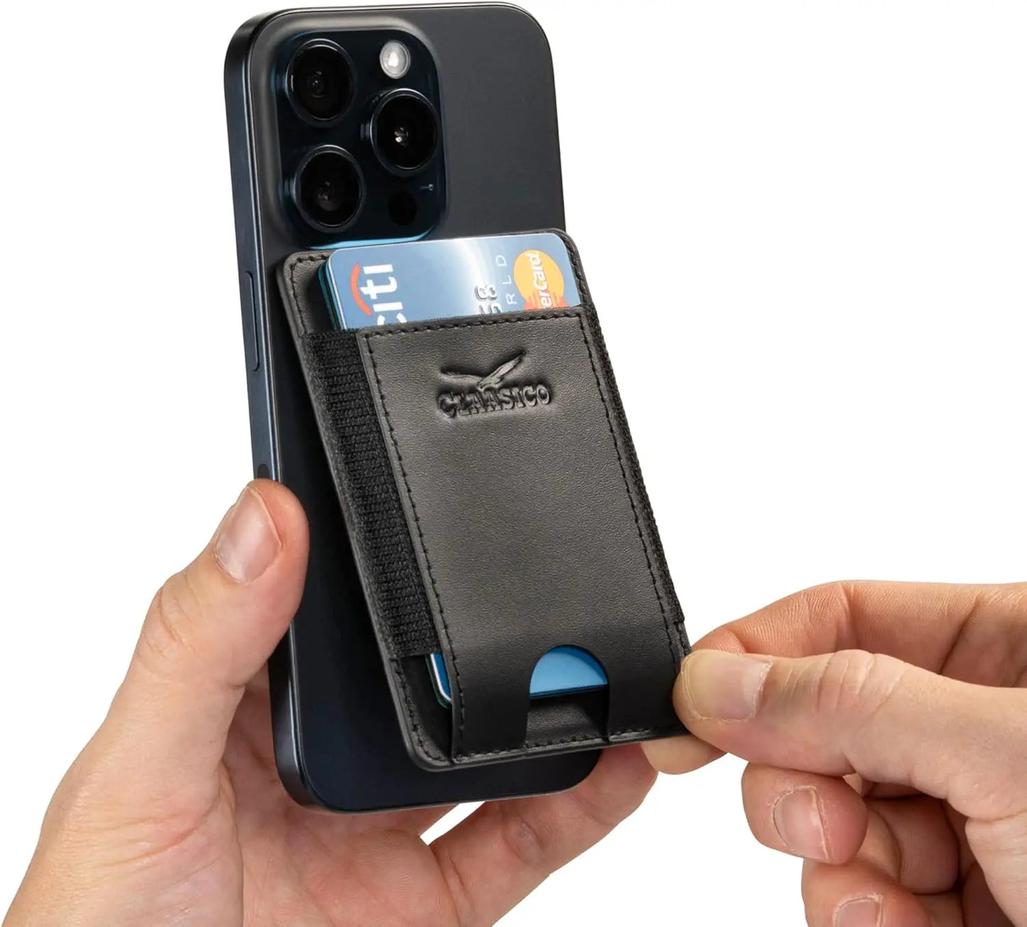 Claasico MagSafe Wallet for Men - Black