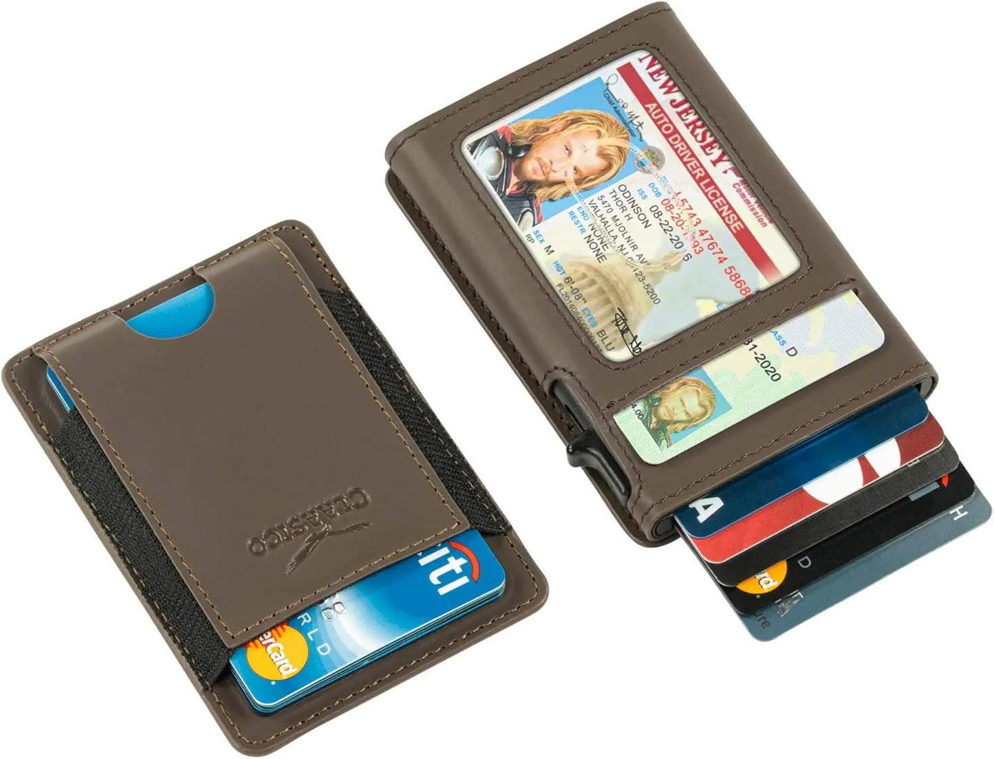 Claasico MagSafe Wallet for Men - Coffee