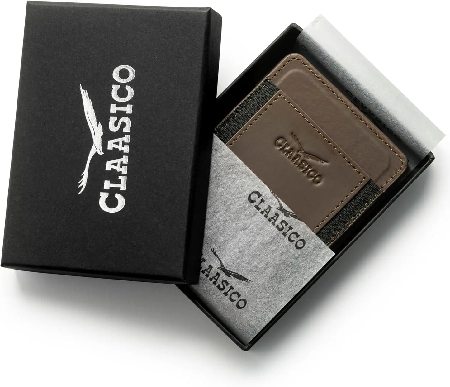 Claasico MagSafe Wallet for Men - Coffee