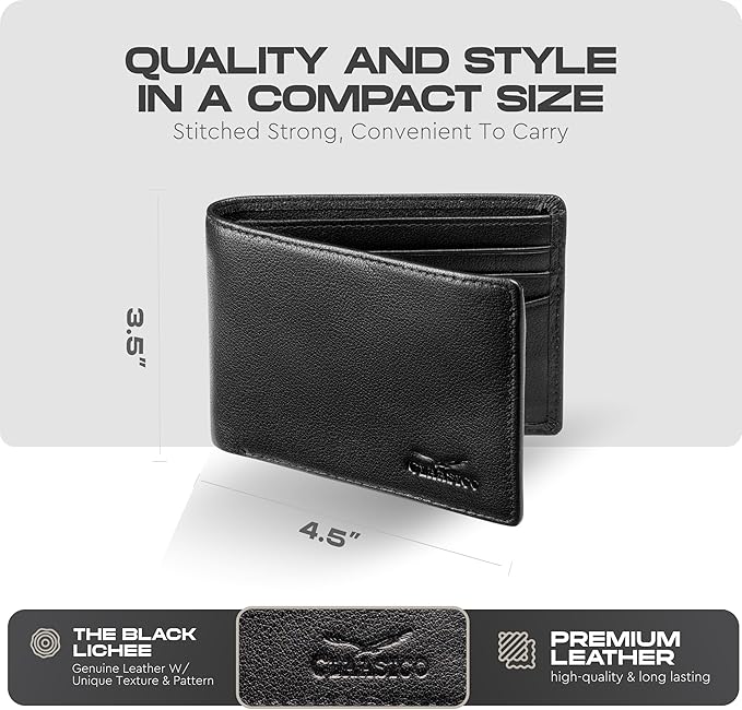 Slimfold Bifold Leather wallet for men