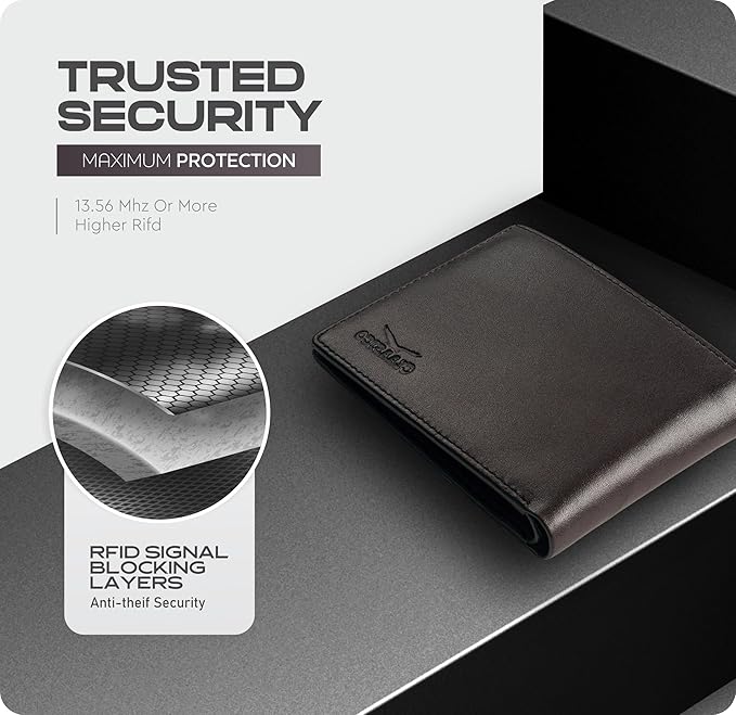 Slimfold Bifold Leather wallet for men