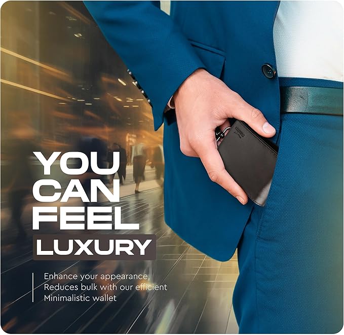 Slimfold Bifold Leather wallet for men