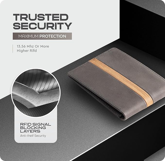 Slimfold Bifold Leather wallet for men
