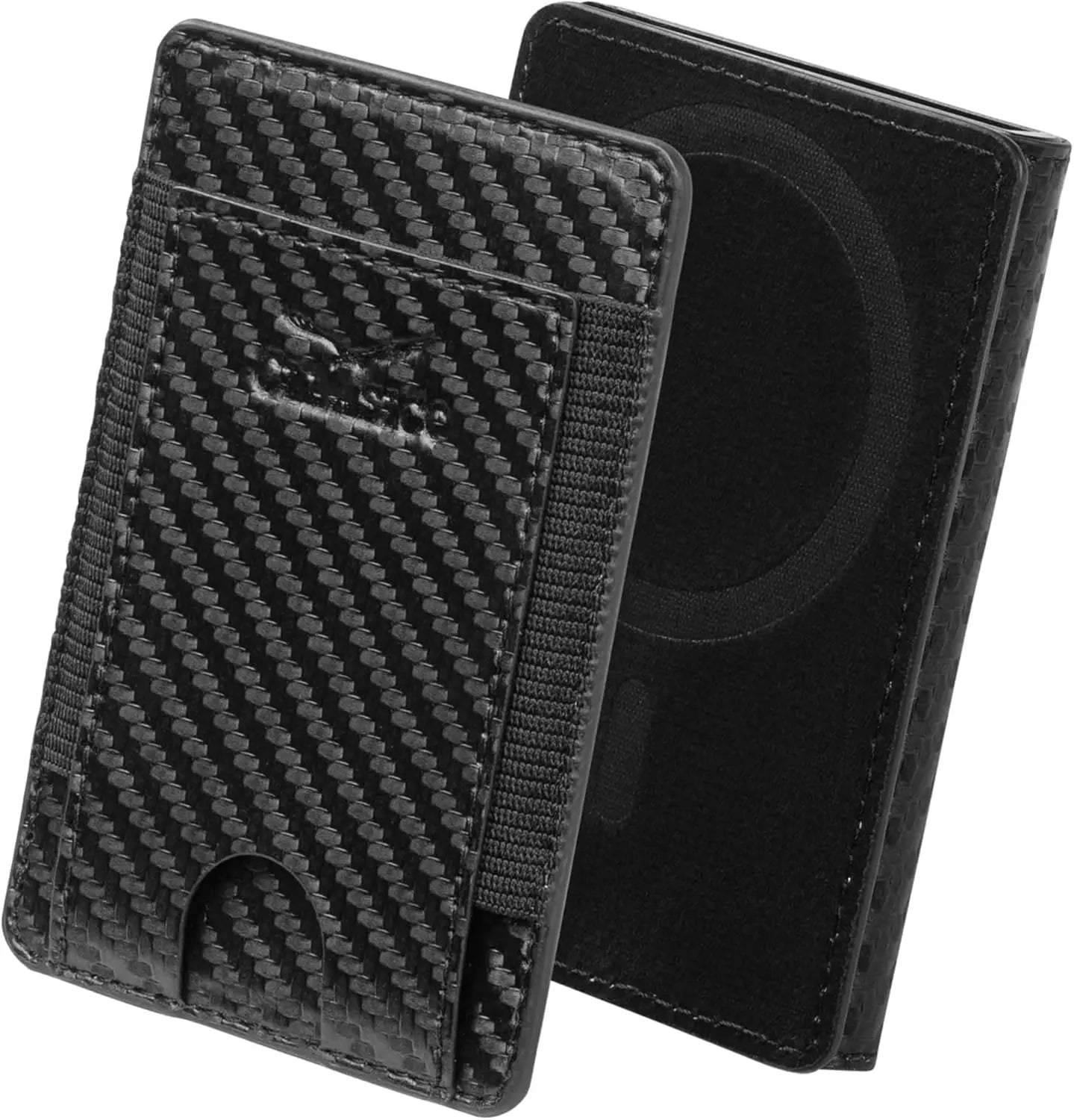 Claasico MagSafe Wallet for Men - Black Carbon