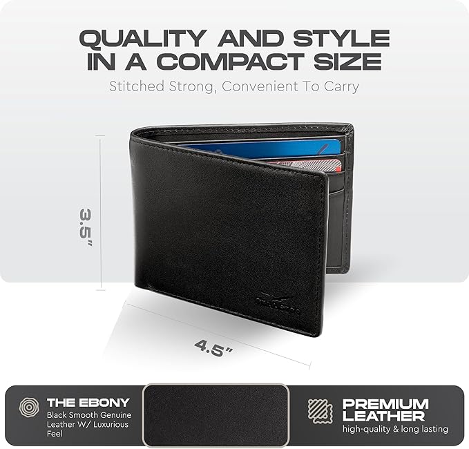 Slimfold Bifold Leather wallet for men