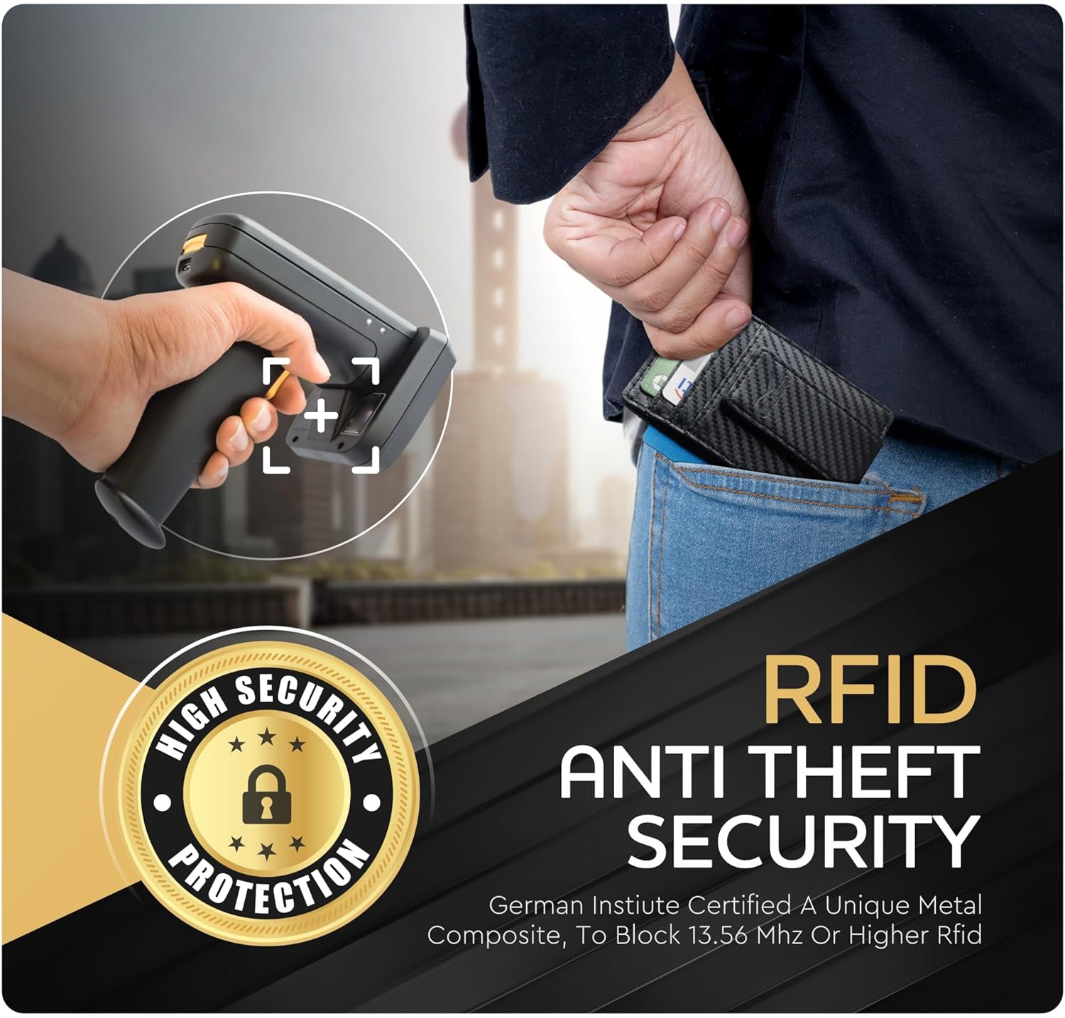 Money Clip Leather Wallet For Men