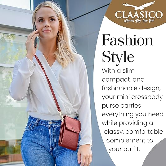 Small Crossbody phone wallet for women