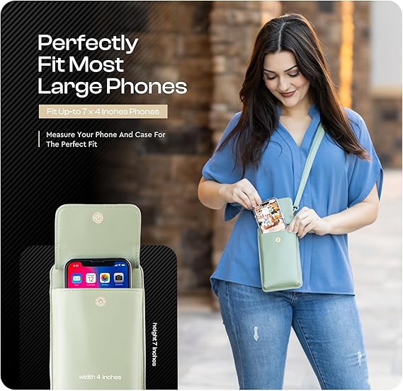 Small Crossbody phone wallet for women