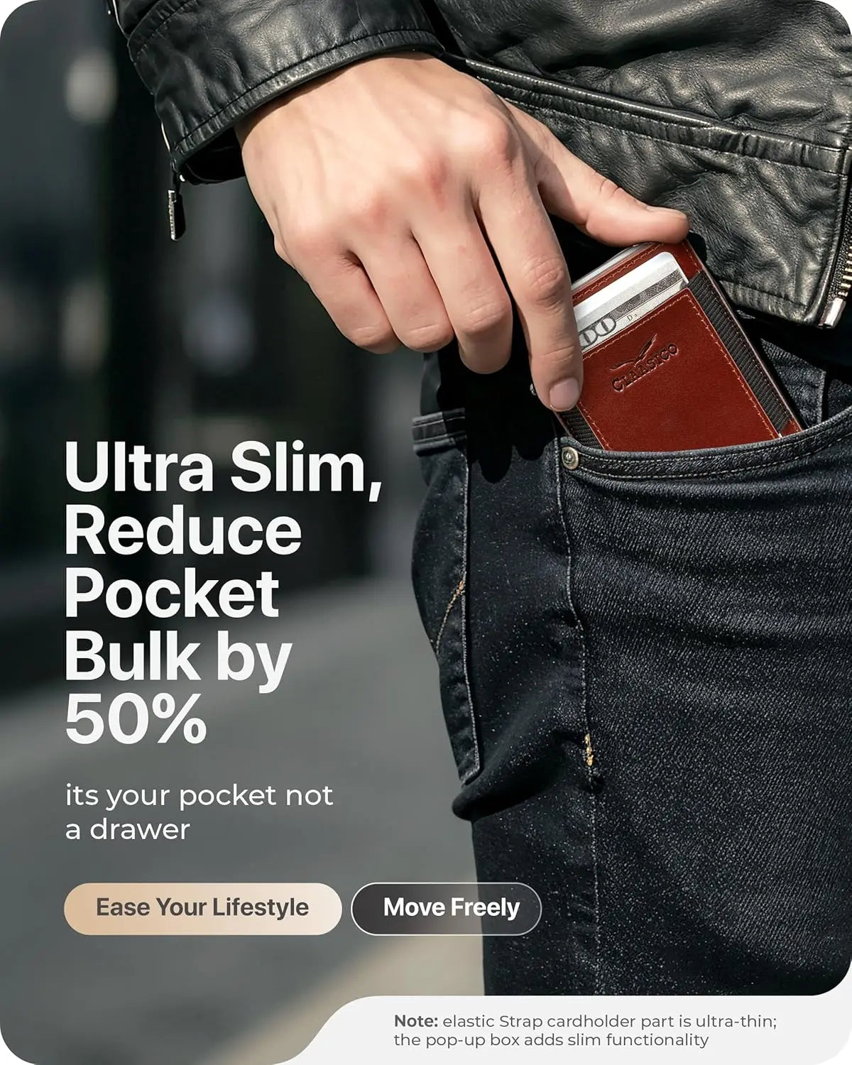 Claasico MagSafe Wallet for Men - Tan