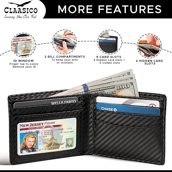 Slimfold Bifold Leather wallet for men