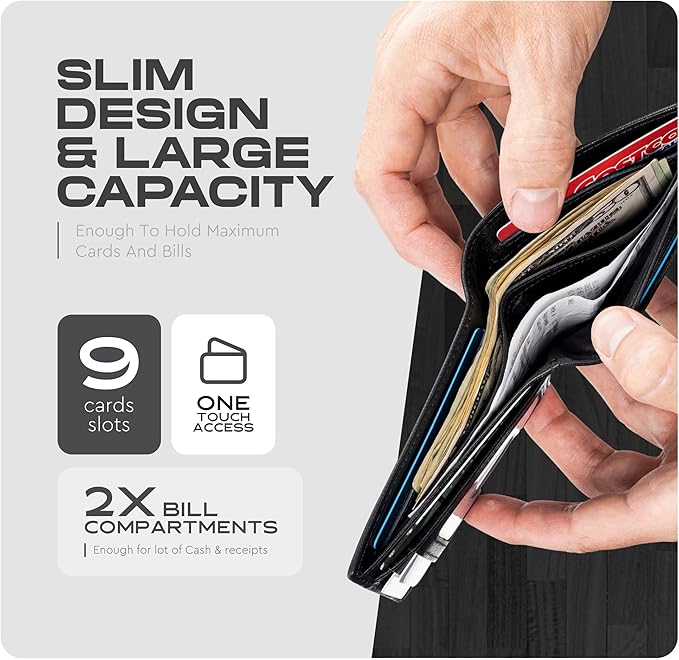 Slimfold Bifold Leather wallet for men