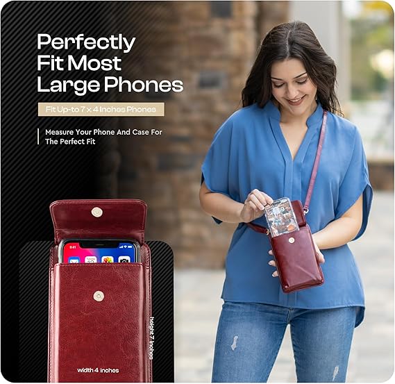 Small Crossbody phone wallet for women