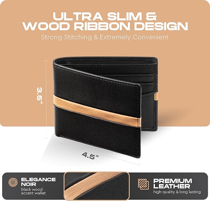 Slimfold Bifold Leather wallet for men