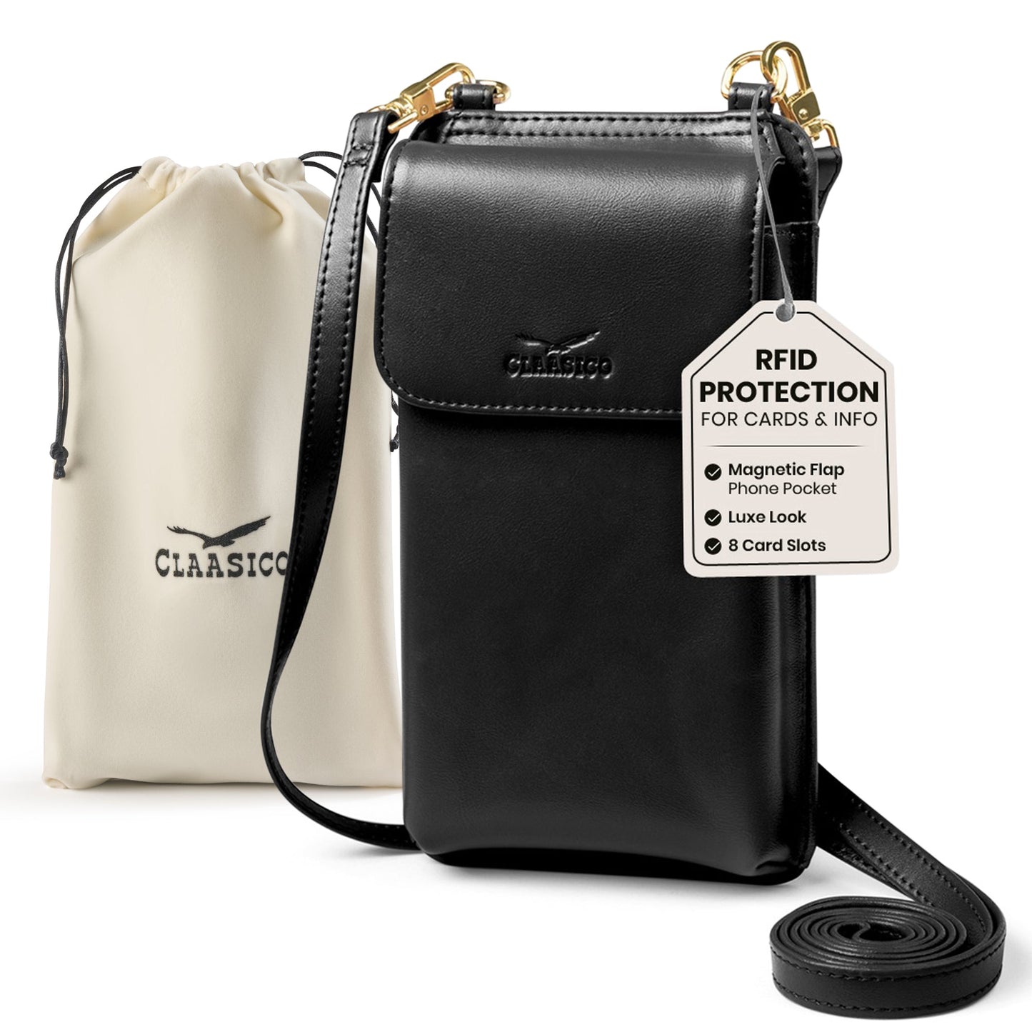 Small Crossbody Phone Wallet for Women claasico.com