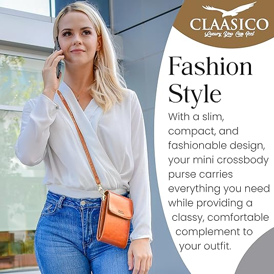 Small Crossbody phone wallet for women