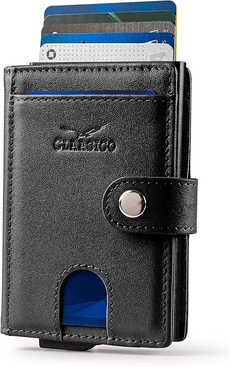 Pop up Bifold Leather wallet
