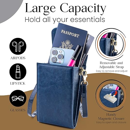 Small Crossbody phone wallet for women
