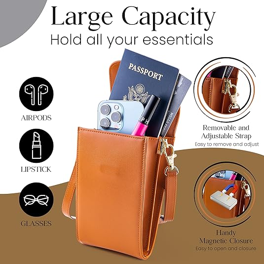 Small Crossbody phone wallet for women