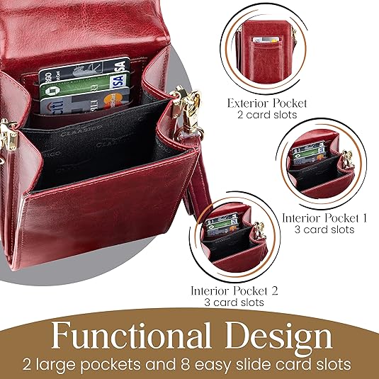 Small Crossbody phone wallet for women