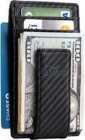 Slim Money Clip Leather Wallet