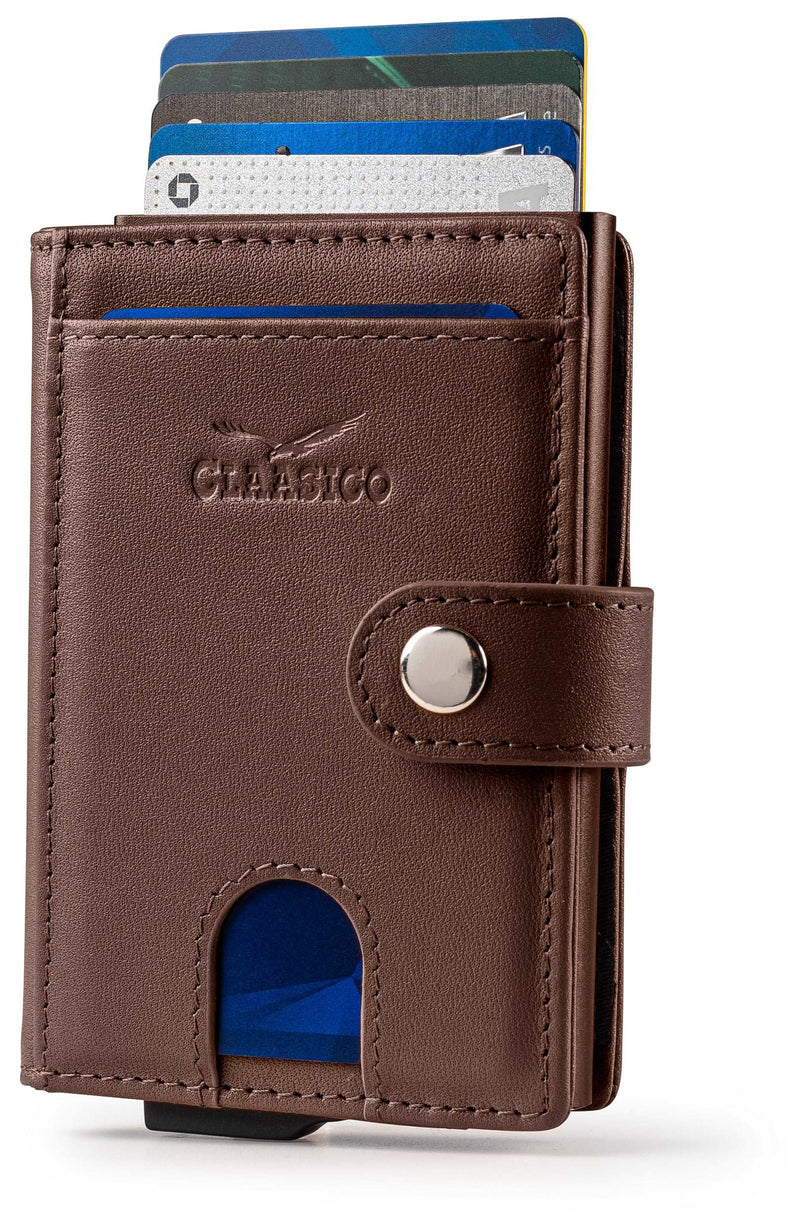 Pop up Bifold Leather wallet