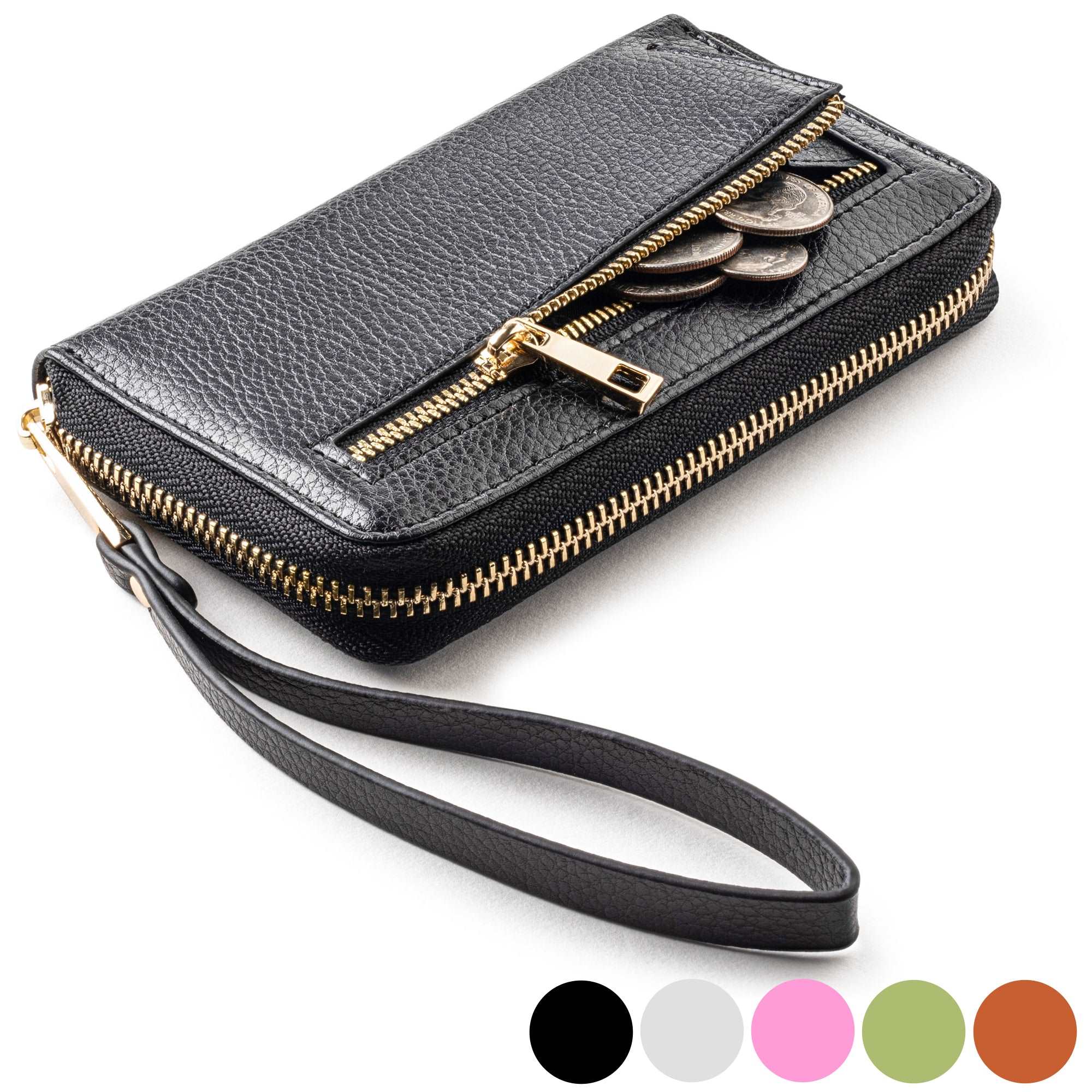 Small Slim Wristlet Wallet