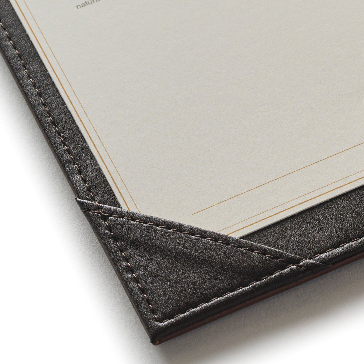 Custom Bi-Fold Restaurant Menu Cover with Logo Branding claasico.com